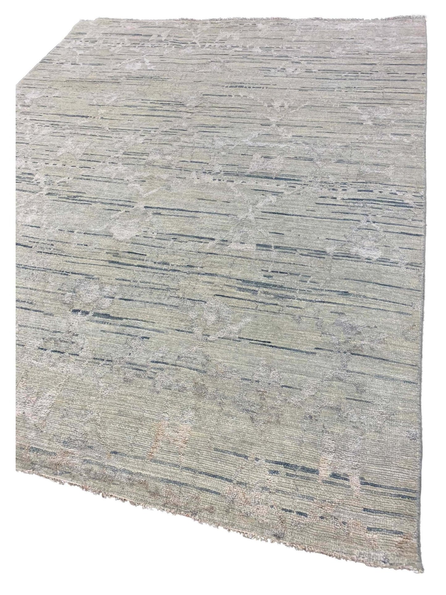 Artisan Amanda Beige Grey Transitional Knotted Rug - Rugs - Artisan - Atlanta Designer Rugs