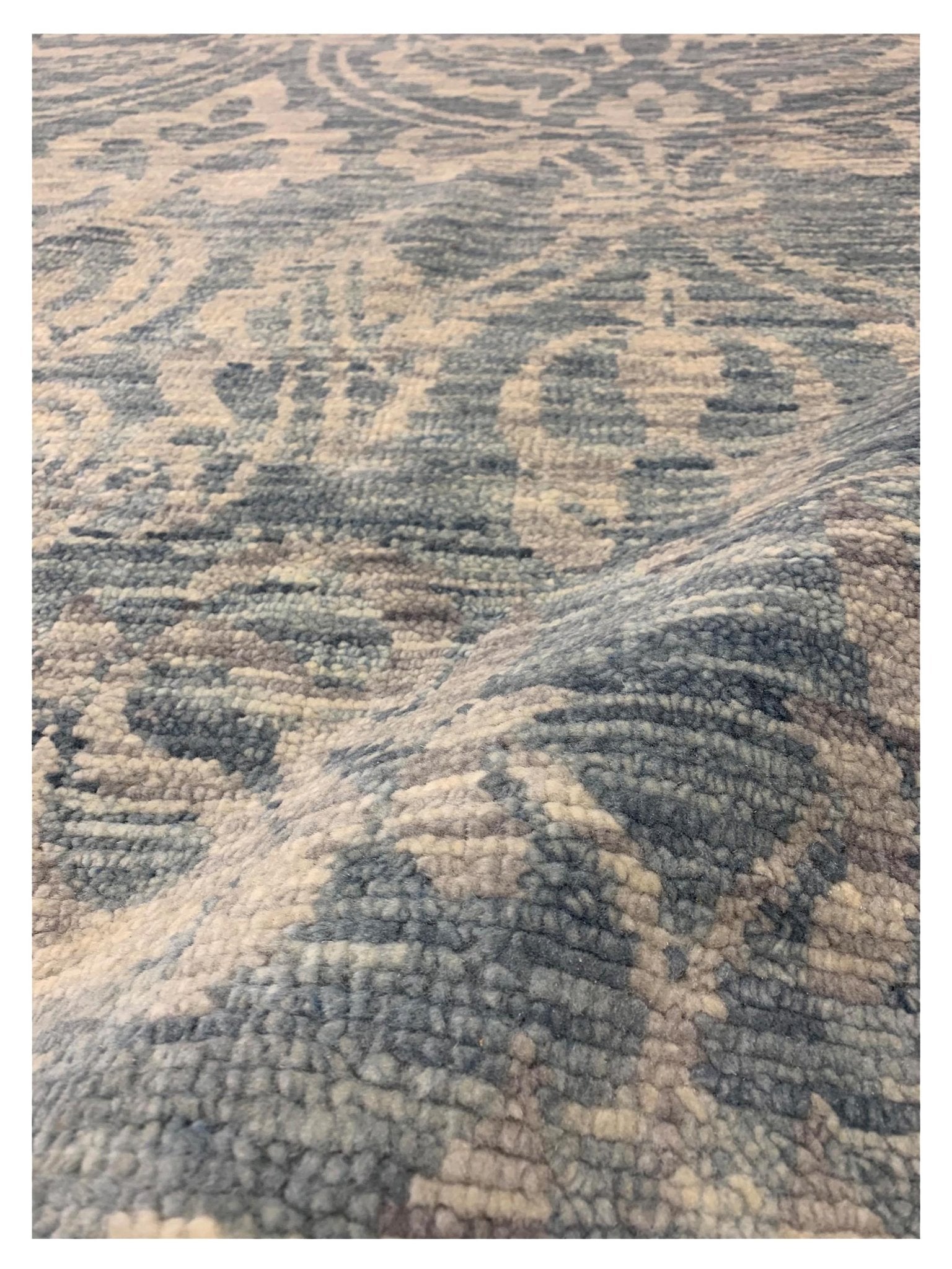 Artisan Amanda Grey Transitional Knotted Rug - Rugs - Artisan - Atlanta Designer Rugs