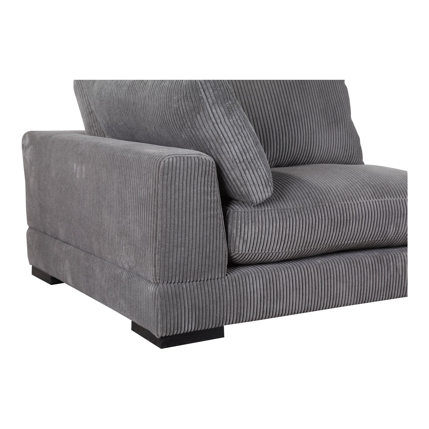 Moes Home Corner Chairs Tumble Grey Contemporary Furniture