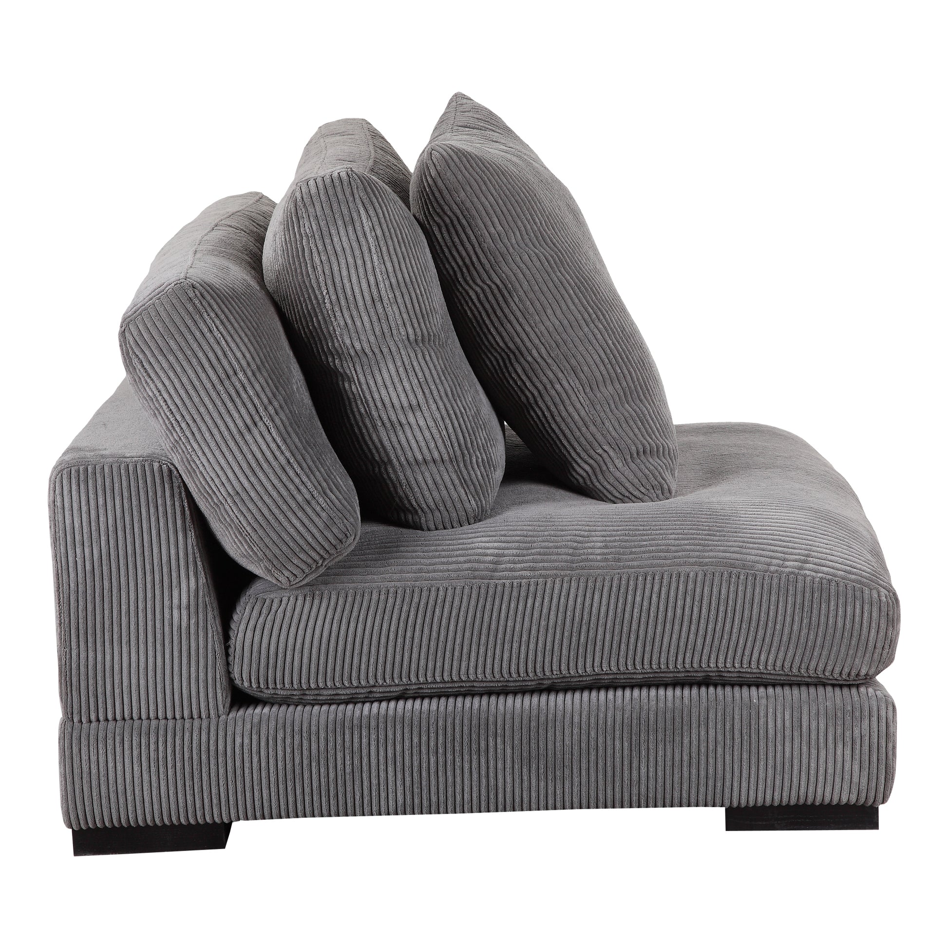 Moes Home Slipper Chairs Tumble Grey Contemporary Furniture