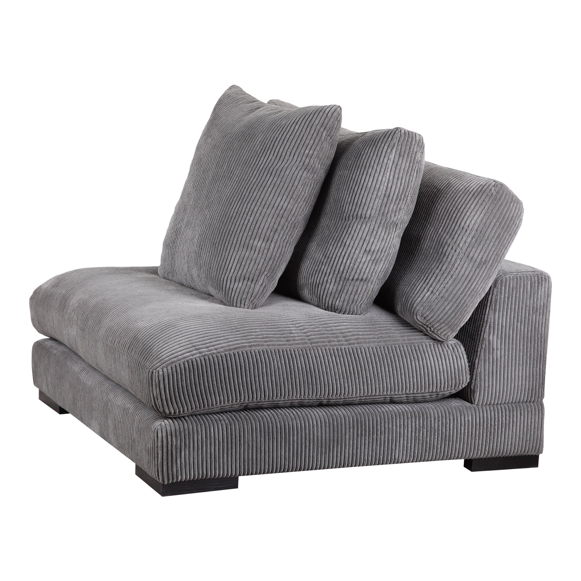 Moes Home Slipper Chairs Tumble Grey Contemporary Furniture