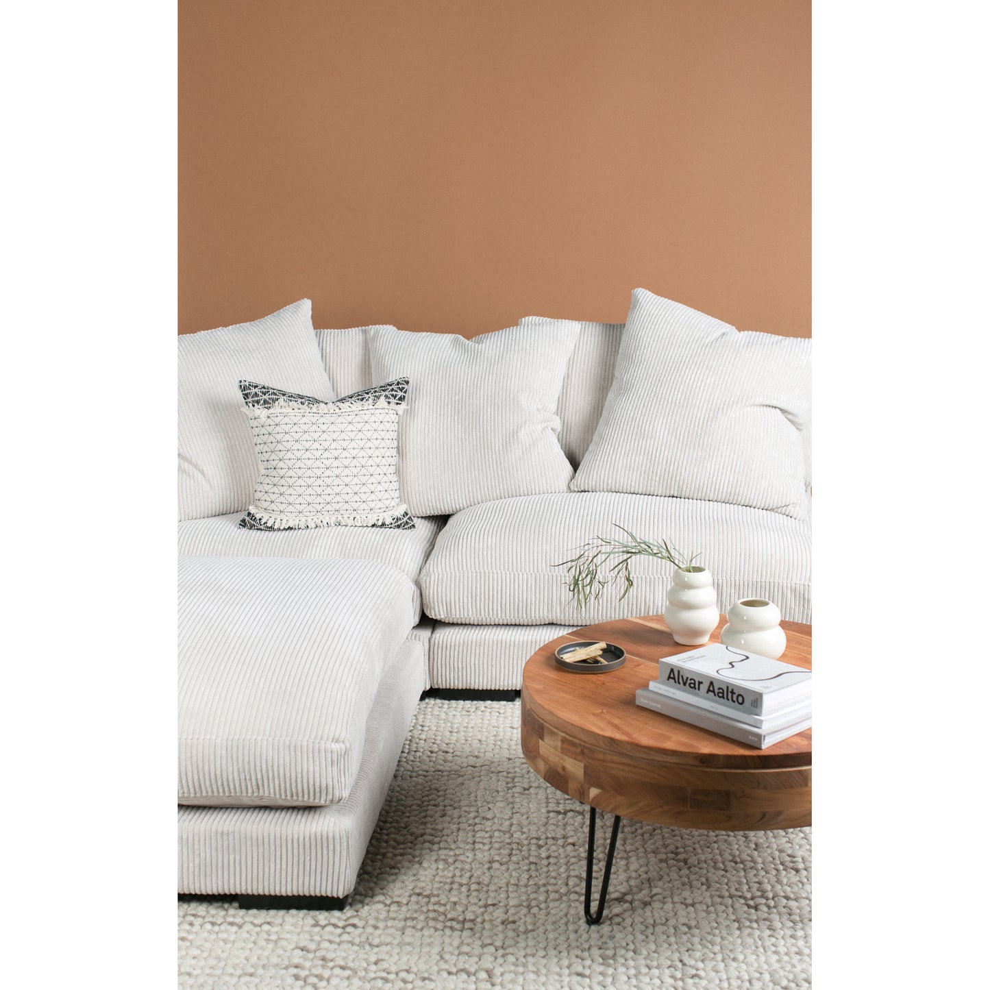 Moes Home Ottomans Tumble Brown Contemporary Furniture