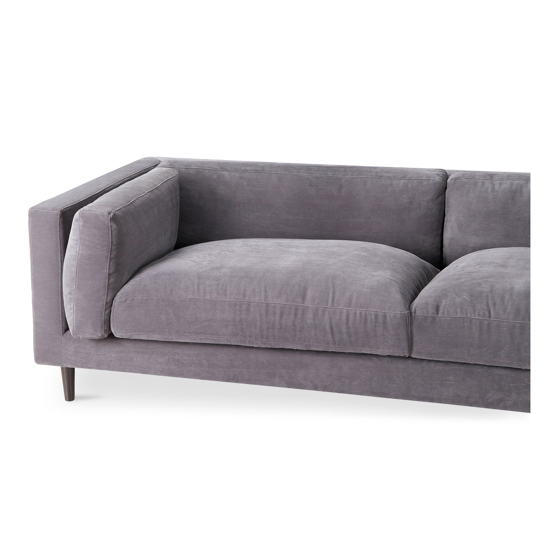 Moes Home Sofas Lafayette Grey Contemporary Furniture