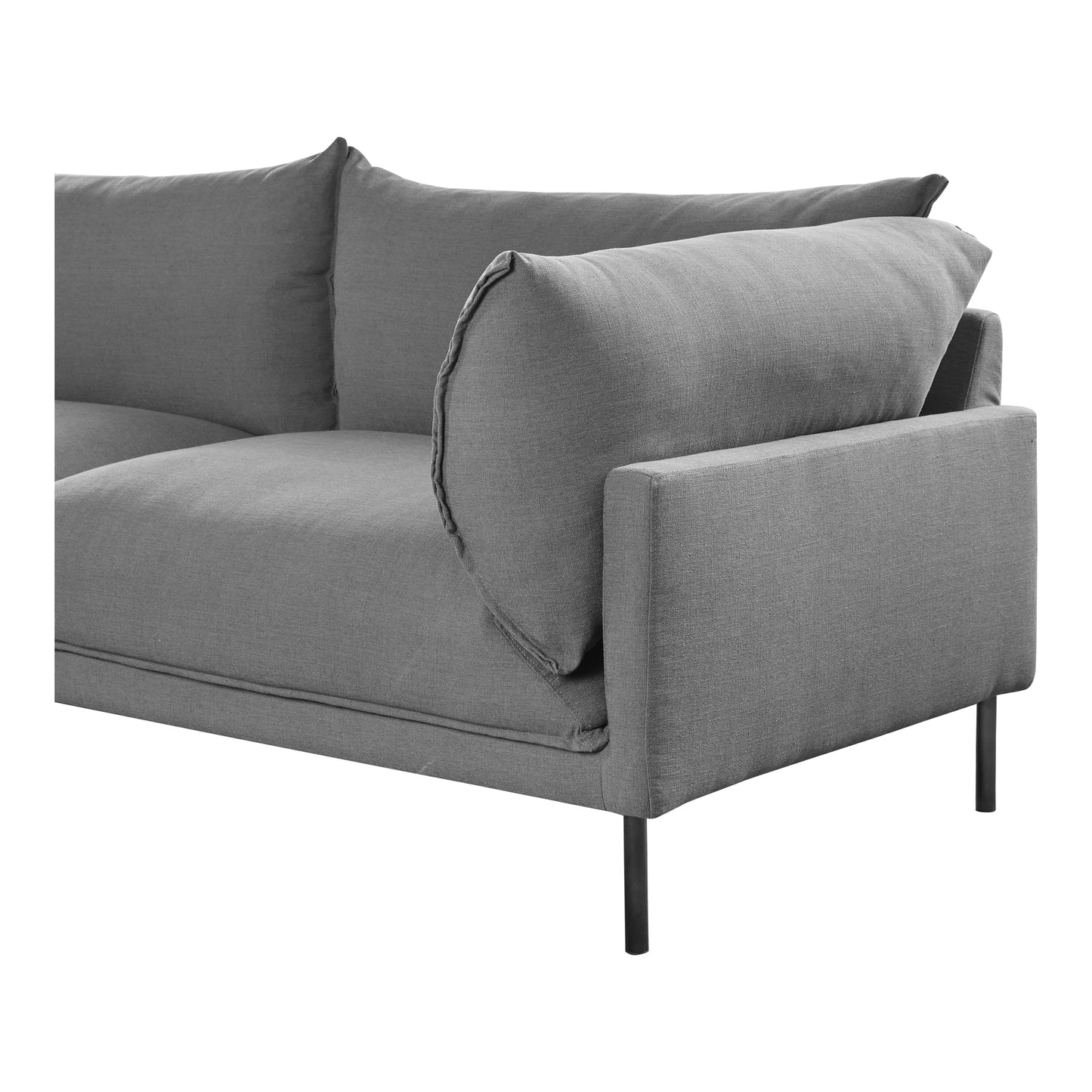 Moes Home Sectionals Jamara Grey Scandinavian Furniture