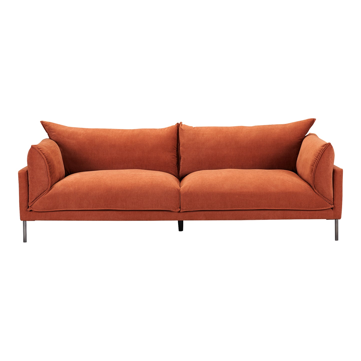 Moes Home Sofas JAMARA Orange Scandinavian Furniture