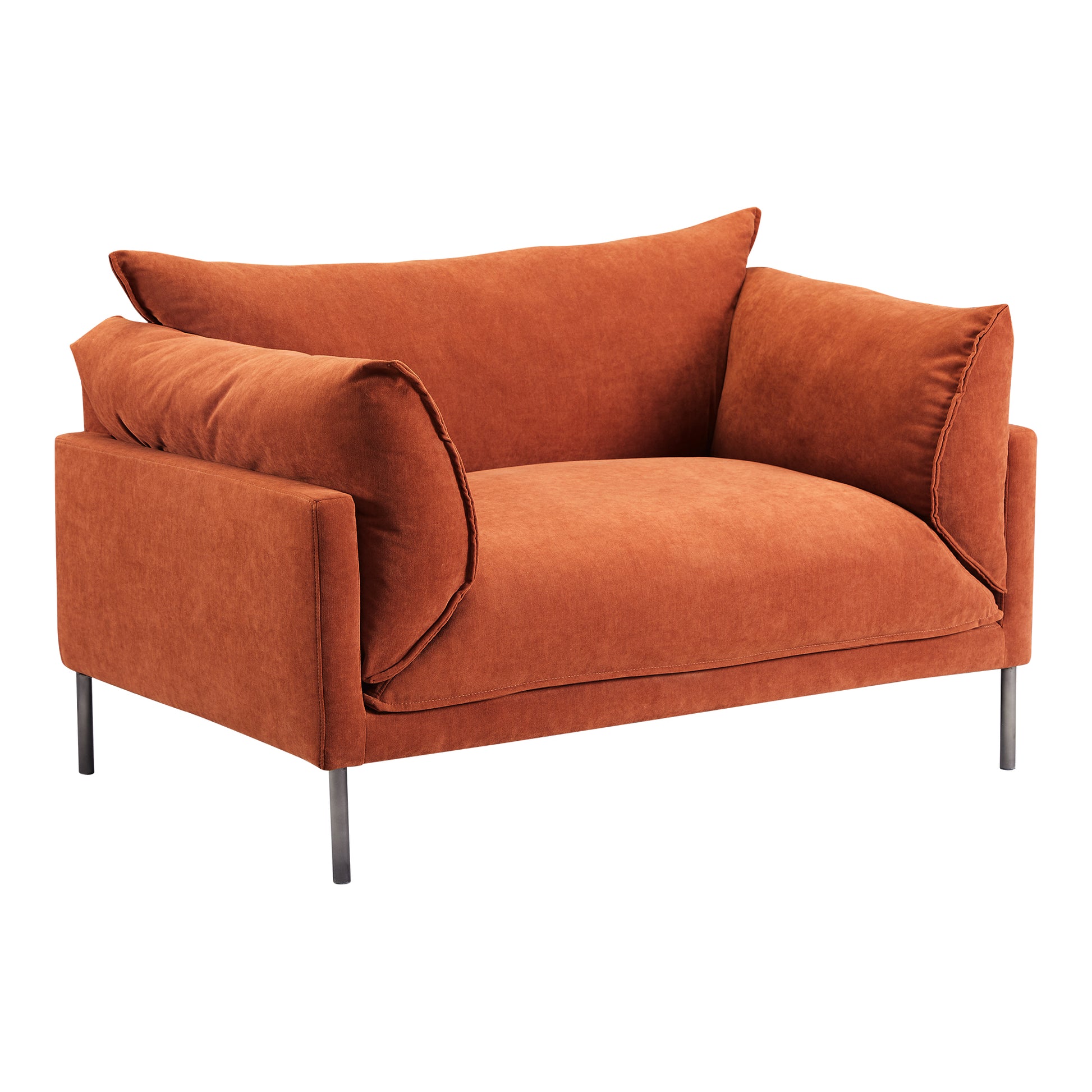 Moes Home Accent Chairs JAMARA Orange Scandinavian Furniture