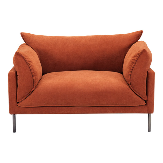 Moes Home Accent Chairs JAMARA Orange Scandinavian Furniture