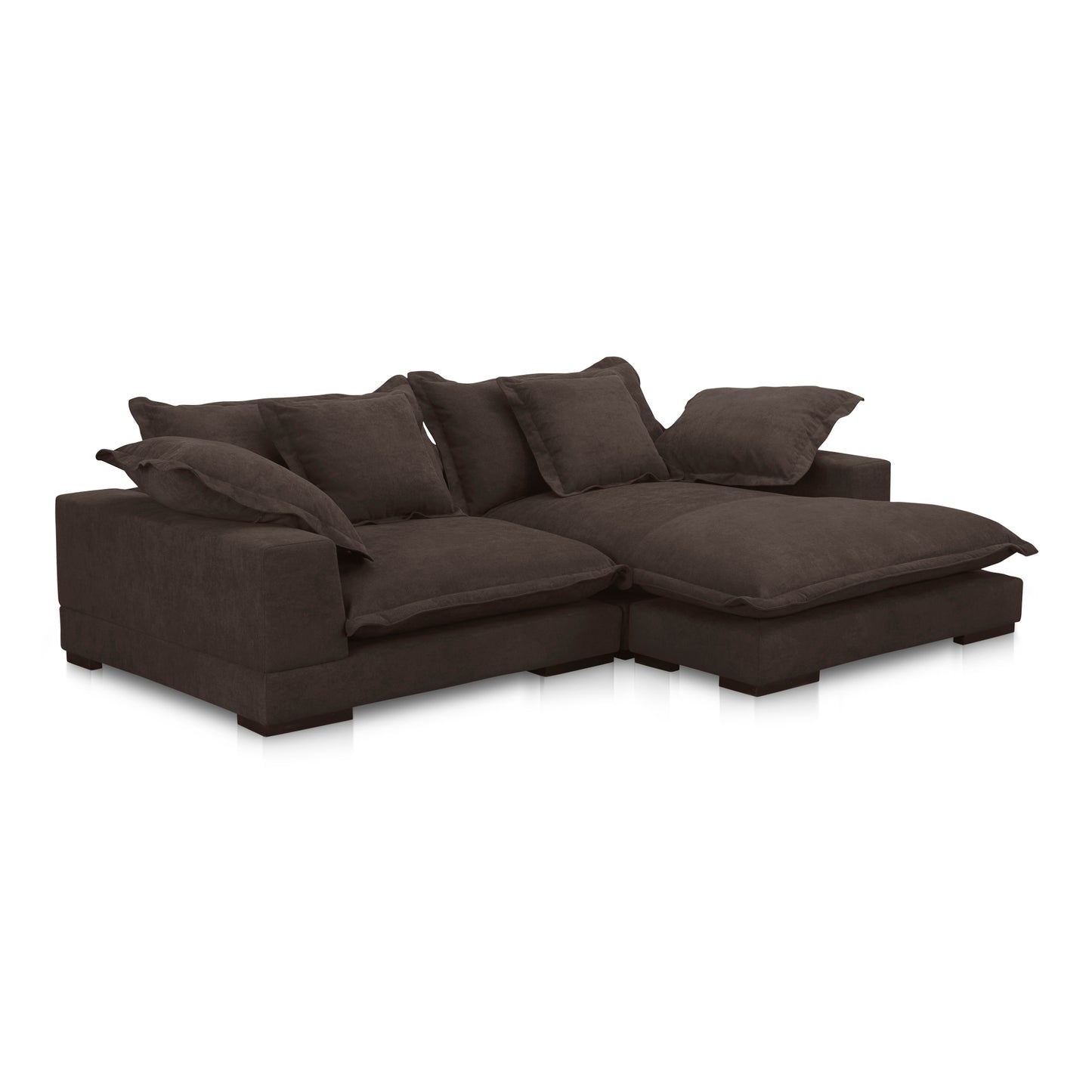 Moes Home Sectionals DAYDREAM Brown Contemporary Furniture