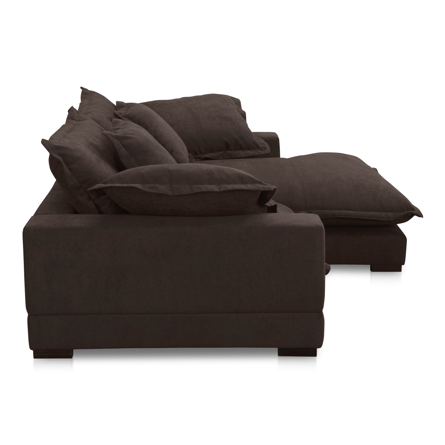 Moes Home Sectionals DAYDREAM Brown Contemporary Furniture