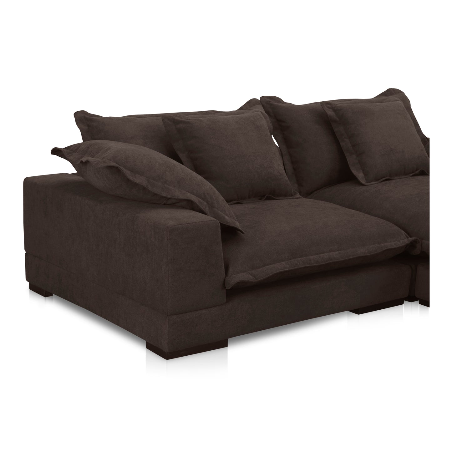 Moes Home Sectionals DAYDREAM Brown Contemporary Furniture