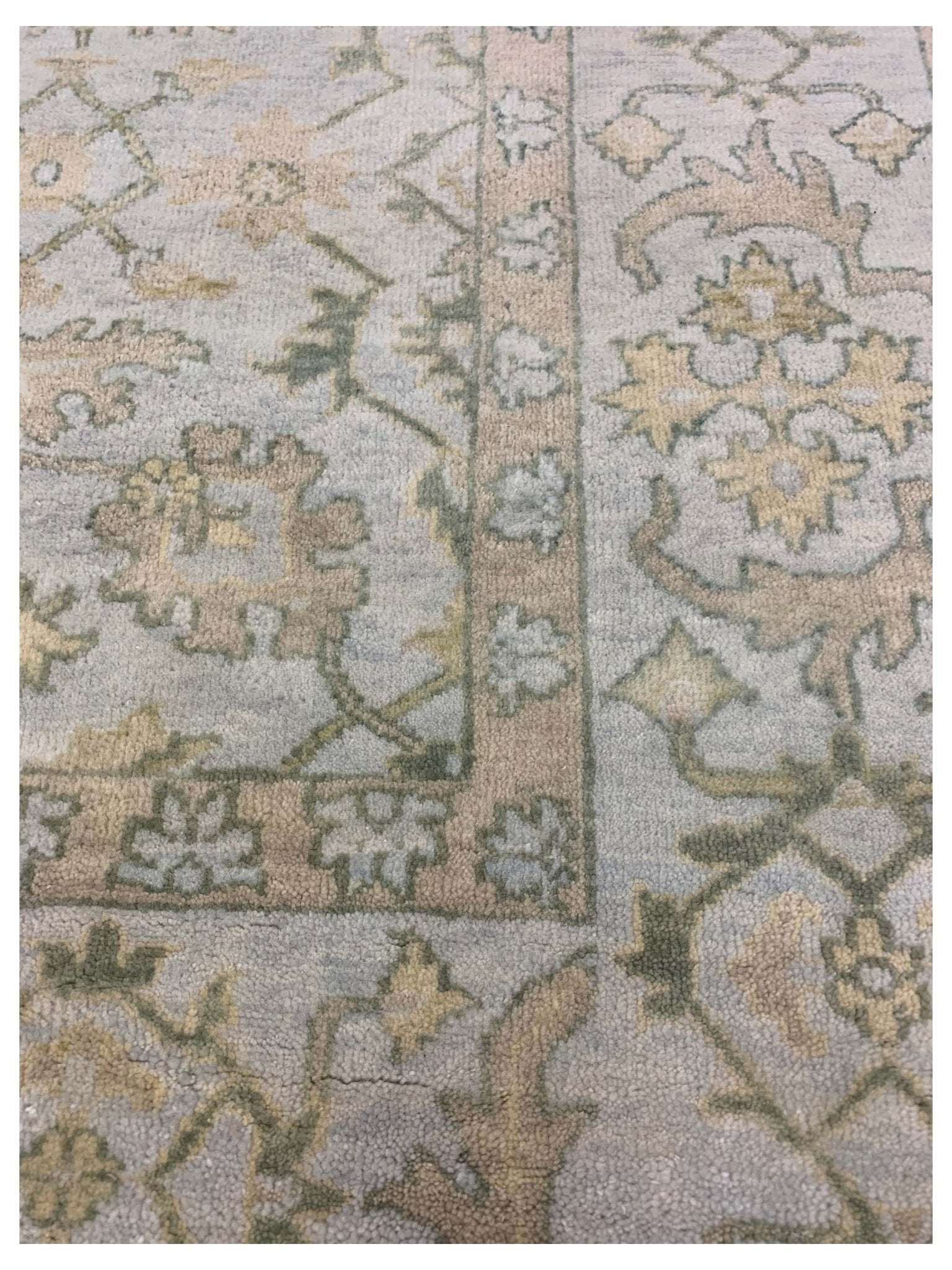 Artisan Emma Silver Traditional Knotted Rug - Rugs - Artisan - Atlanta Designer Rugs