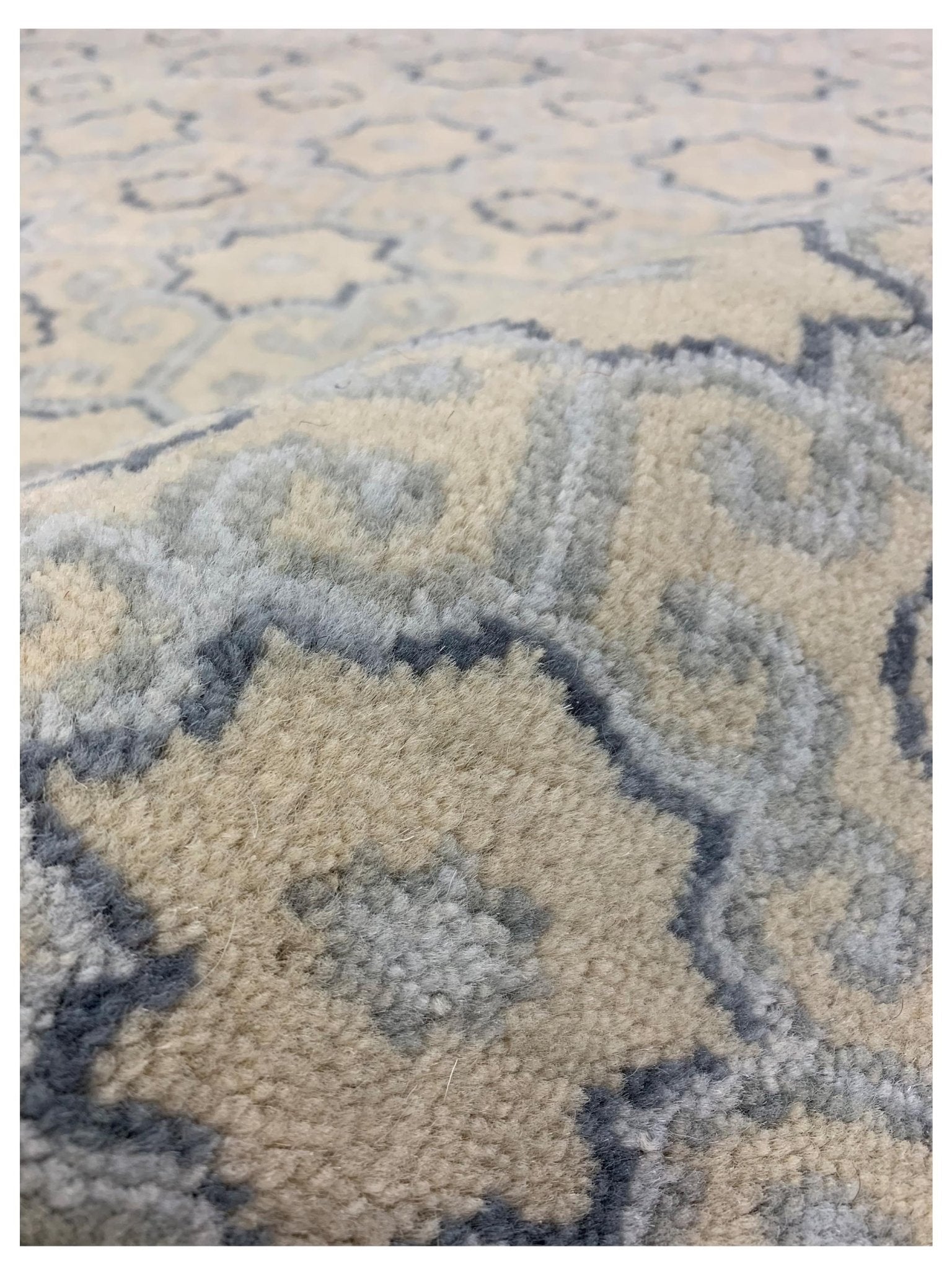 Artisan Uma Beige Traditional Knotted Rug - Rugs - Artisan - Atlanta Designer Rugs