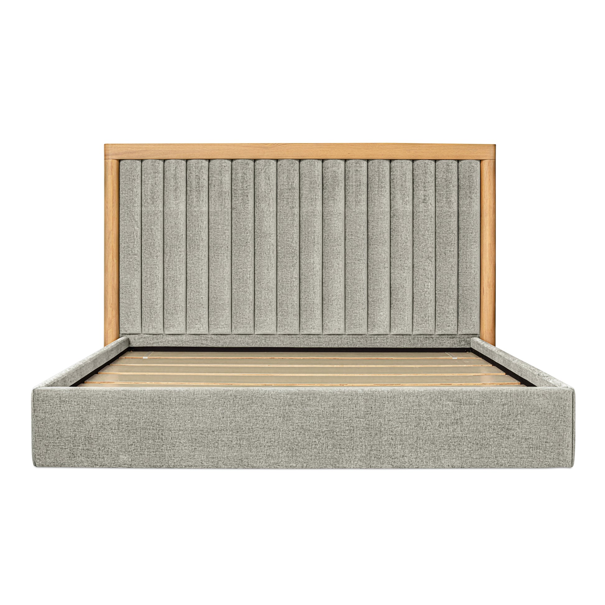 Moes Home Beds Nina Grey Contemporary Furniture