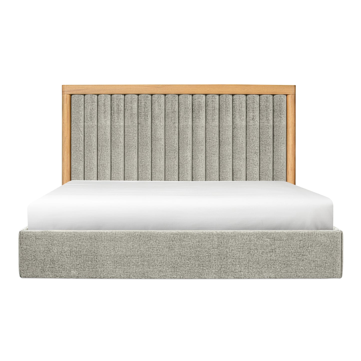 Moes Home Beds Nina Grey Contemporary Furniture