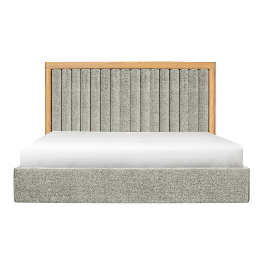 Moes Home Beds Nina Grey Contemporary Furniture