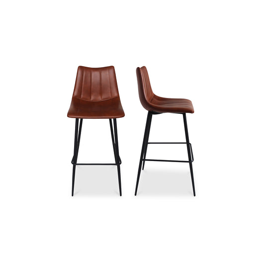 Moes Home Bar Stools ALIBI Brown Contemporary Furniture