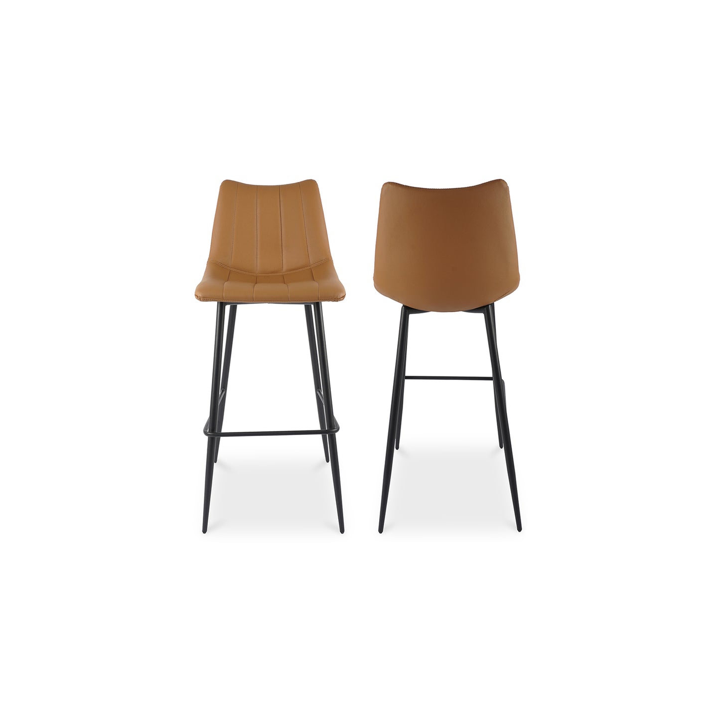 Moes Home Bar Stools ALIBI Orange Contemporary Furniture