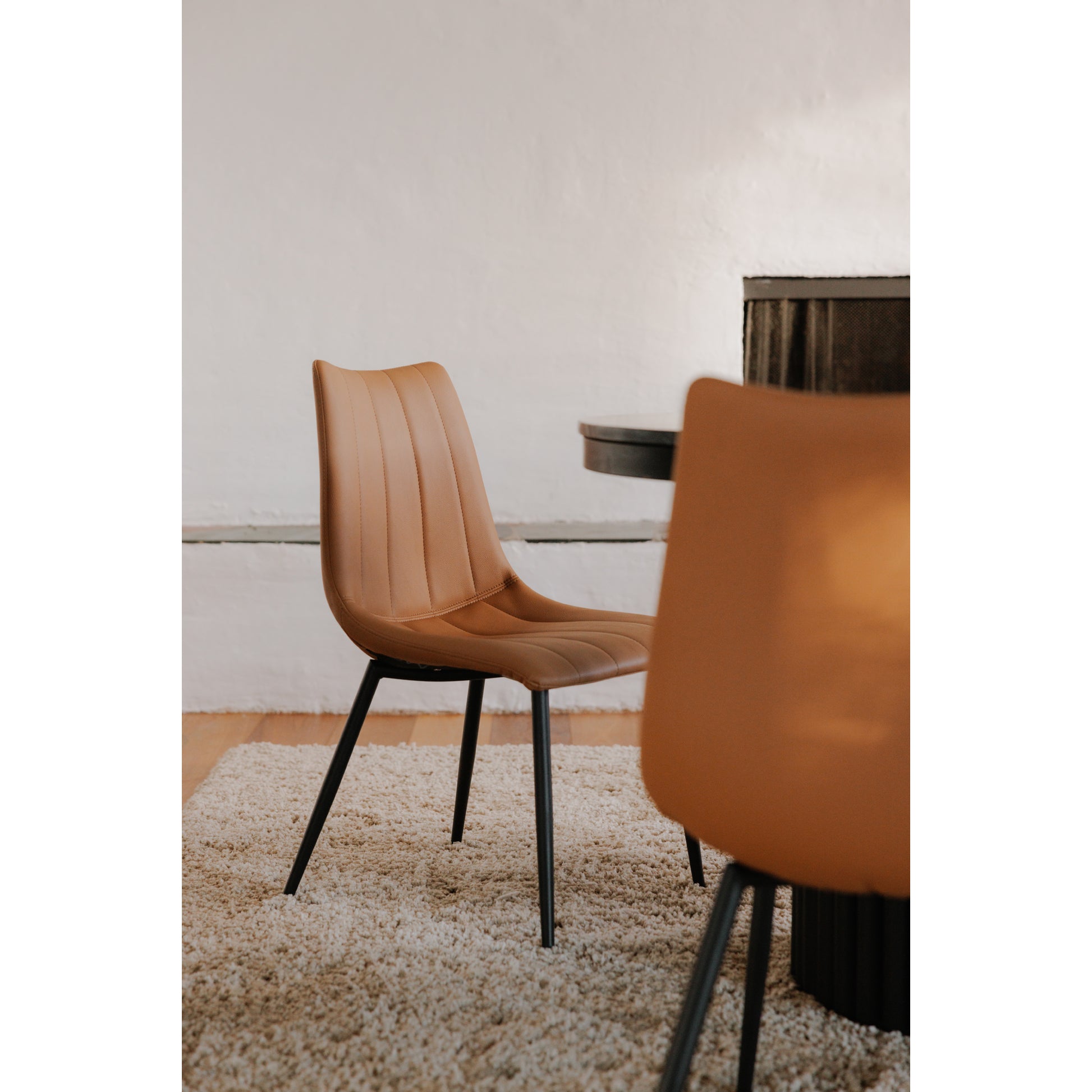 Moes Home Dining Chairs ALIBI Orange Contemporary Furniture