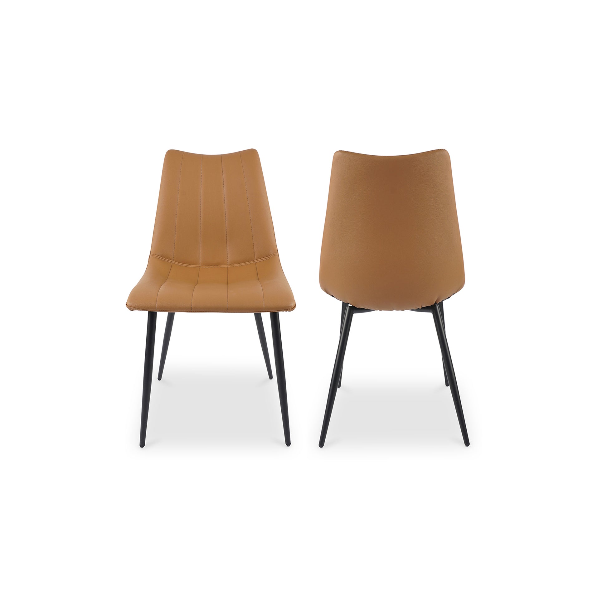 Moes Home Dining Chairs ALIBI Orange Contemporary Furniture