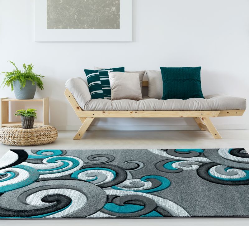 United Weavers Bristol Turquoise  Machine made Rug