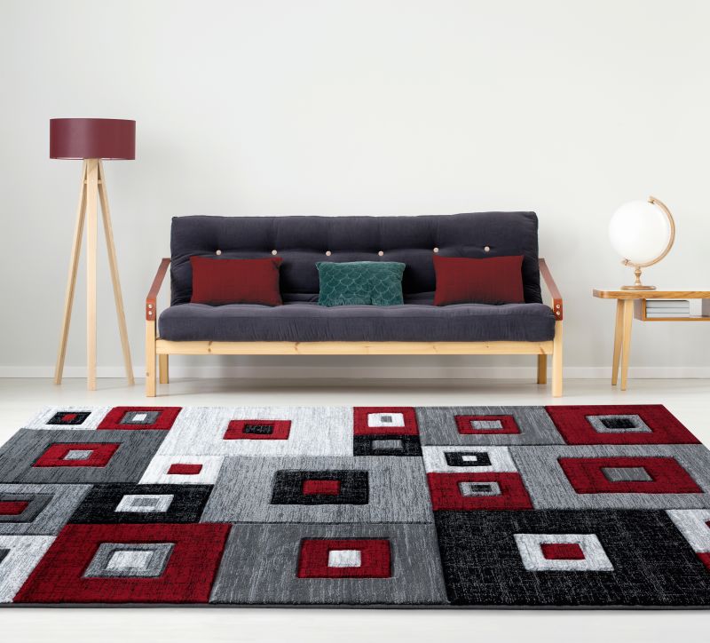 United Weavers Bristol Red  Machine made Rug