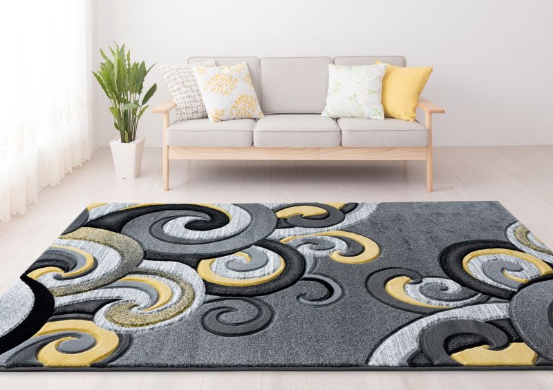 United Weavers Bristol Yellow  Machine made Rug