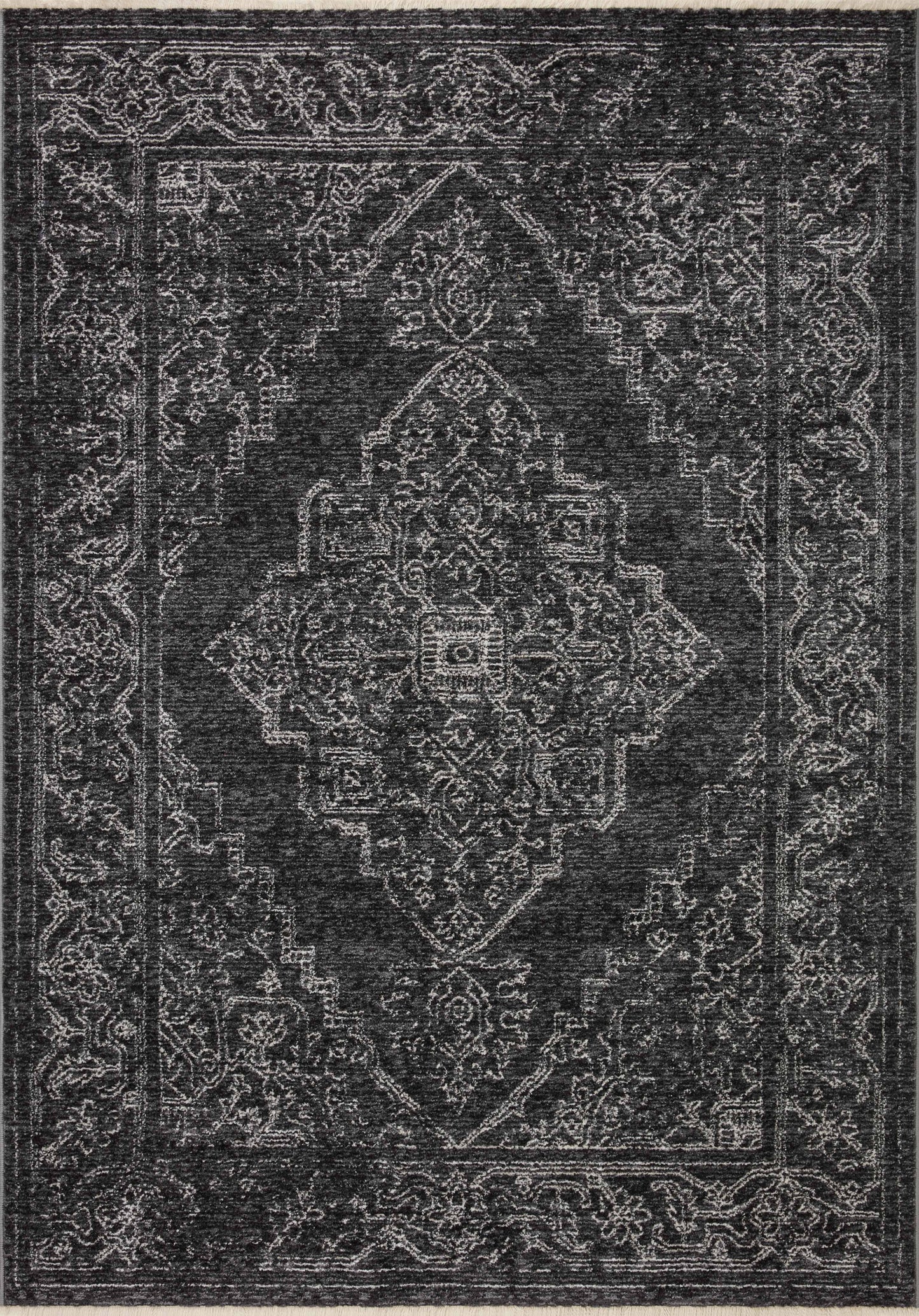 Loloi II Vance VAN-03 Charcoal Dove Traditional Power Loomed Rug