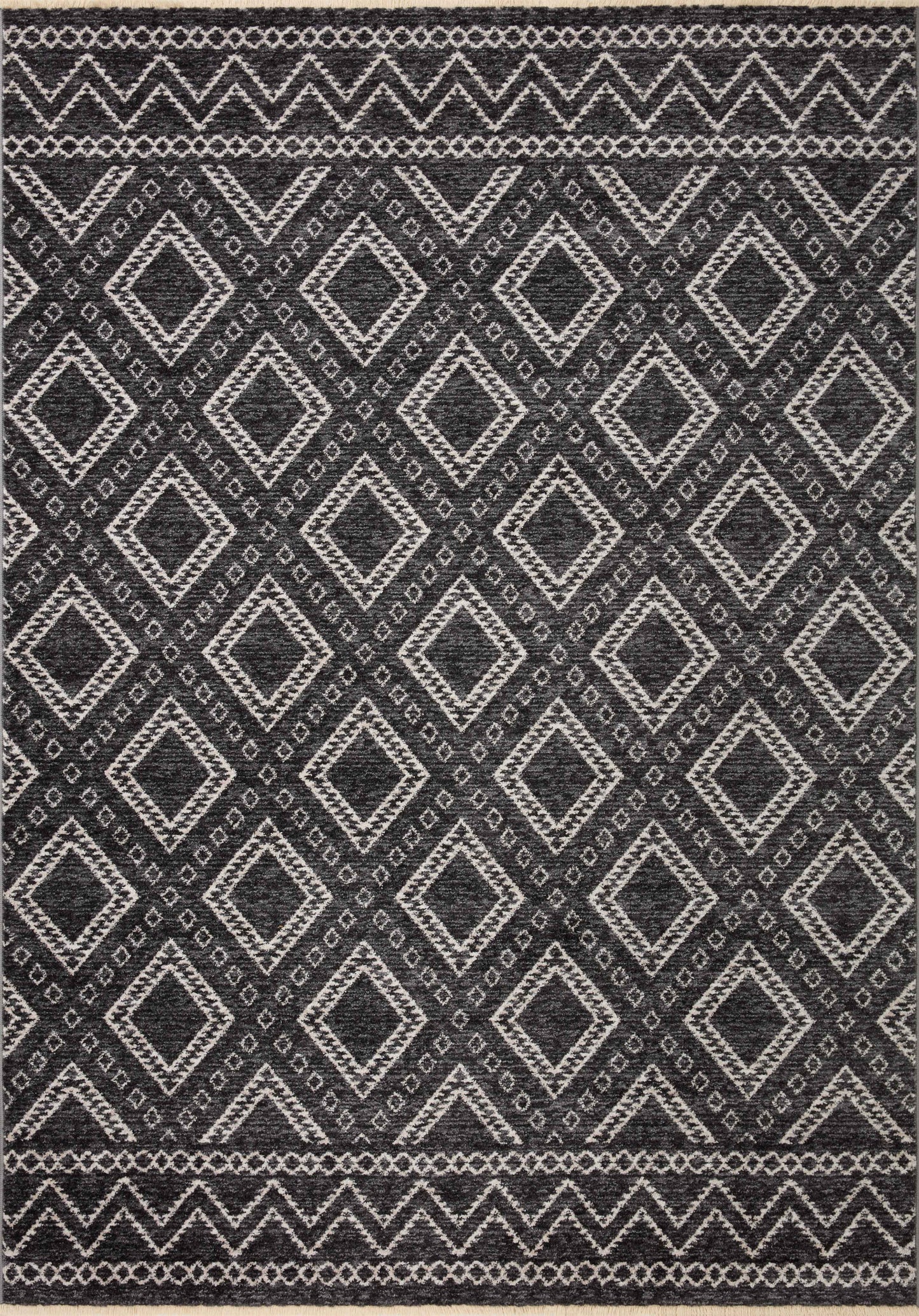 Loloi II Vance VAN-05 Charcoal Dove Traditional Power Loomed Rug