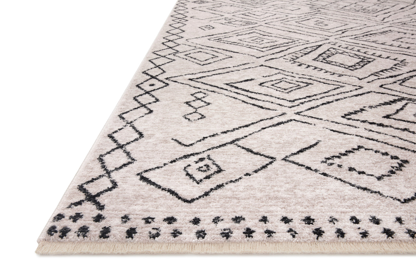 Loloi II Vance VAN-06 Dove Charcoal Traditional Power Loomed Rug