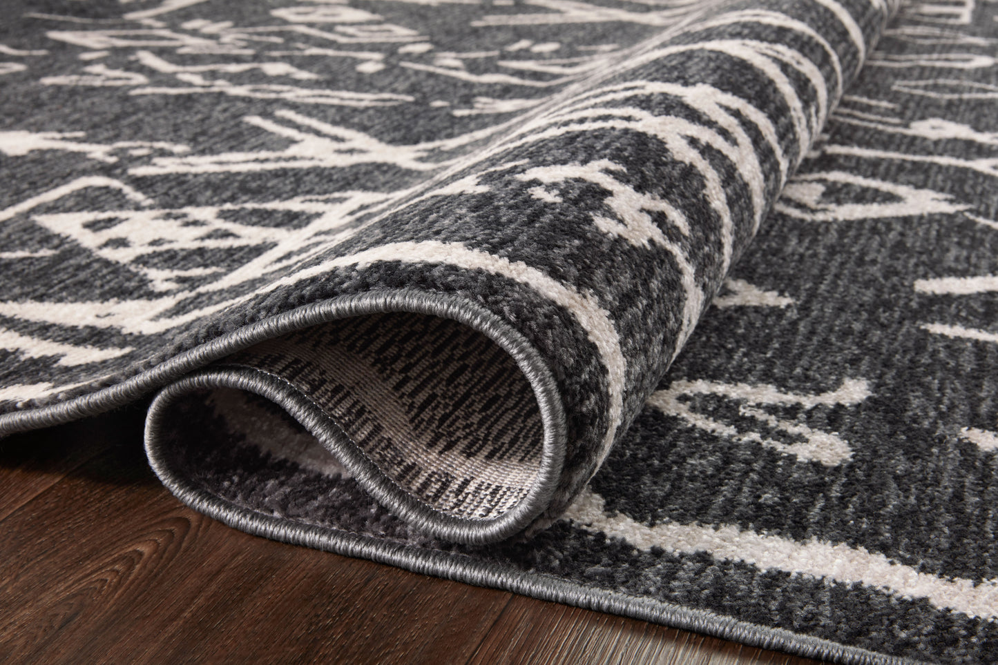 Loloi II Vance VAN-07 Charcoal Dove Traditional Power Loomed Rug