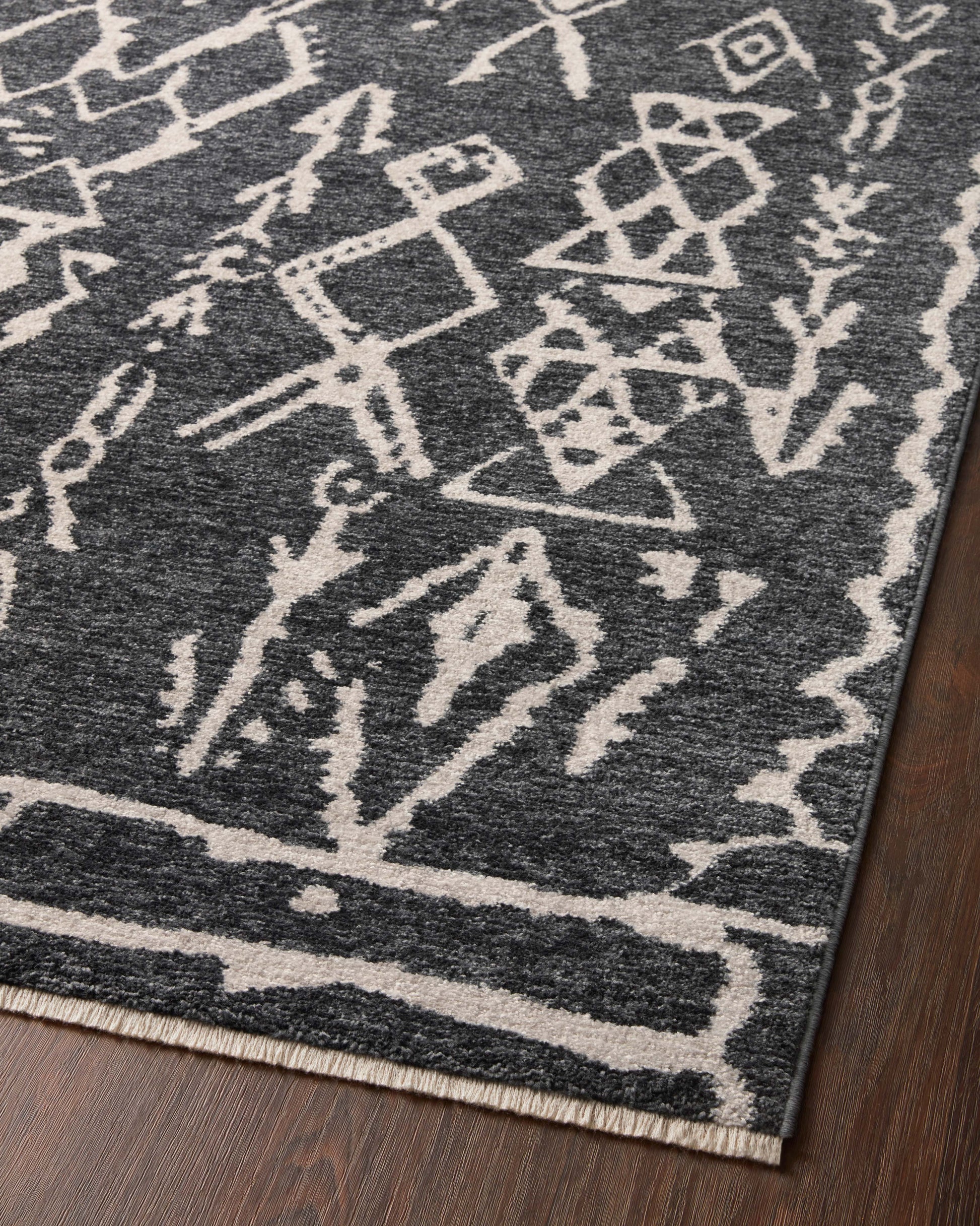 Loloi II Vance VAN-07 Charcoal Dove Traditional Power Loomed Rug