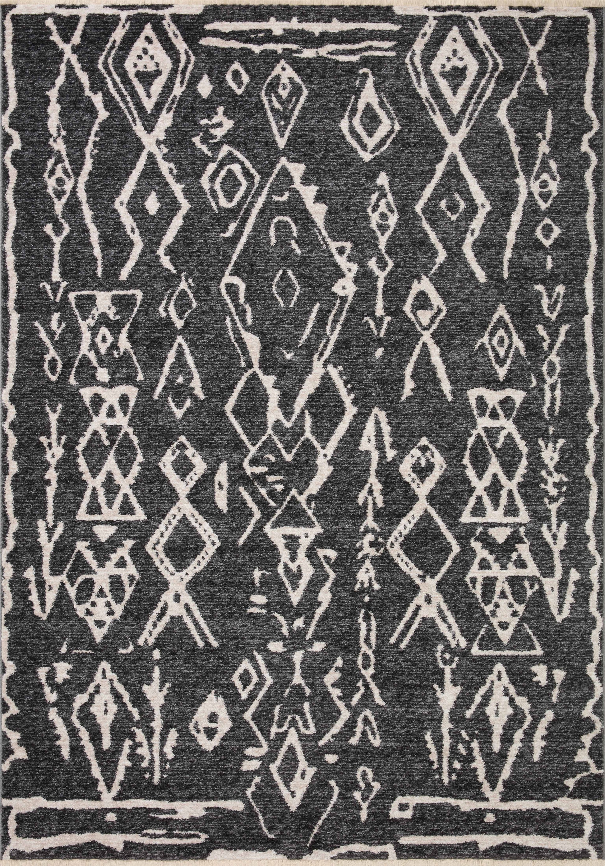 Loloi II Vance VAN-07 Charcoal Dove Traditional Power Loomed Rug