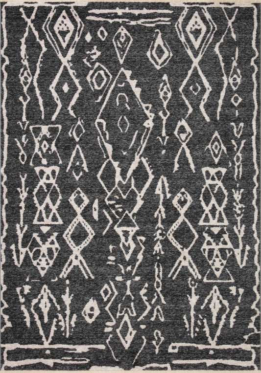 Loloi II Vance VAN-07 Charcoal Dove Traditional Power Loomed Rug