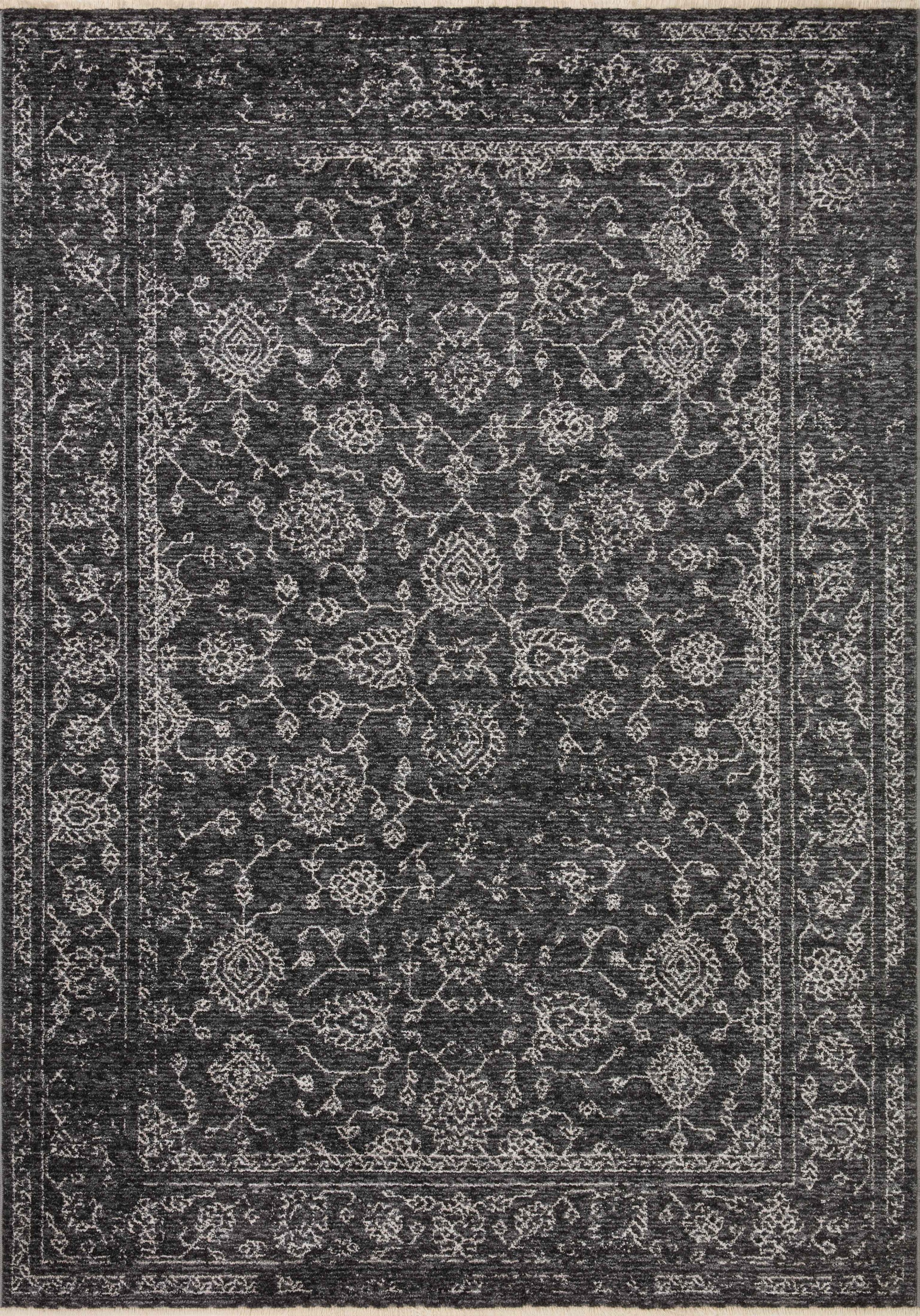 Loloi II Vance VAN-09 Charcoal Dove Traditional Power Loomed Rug