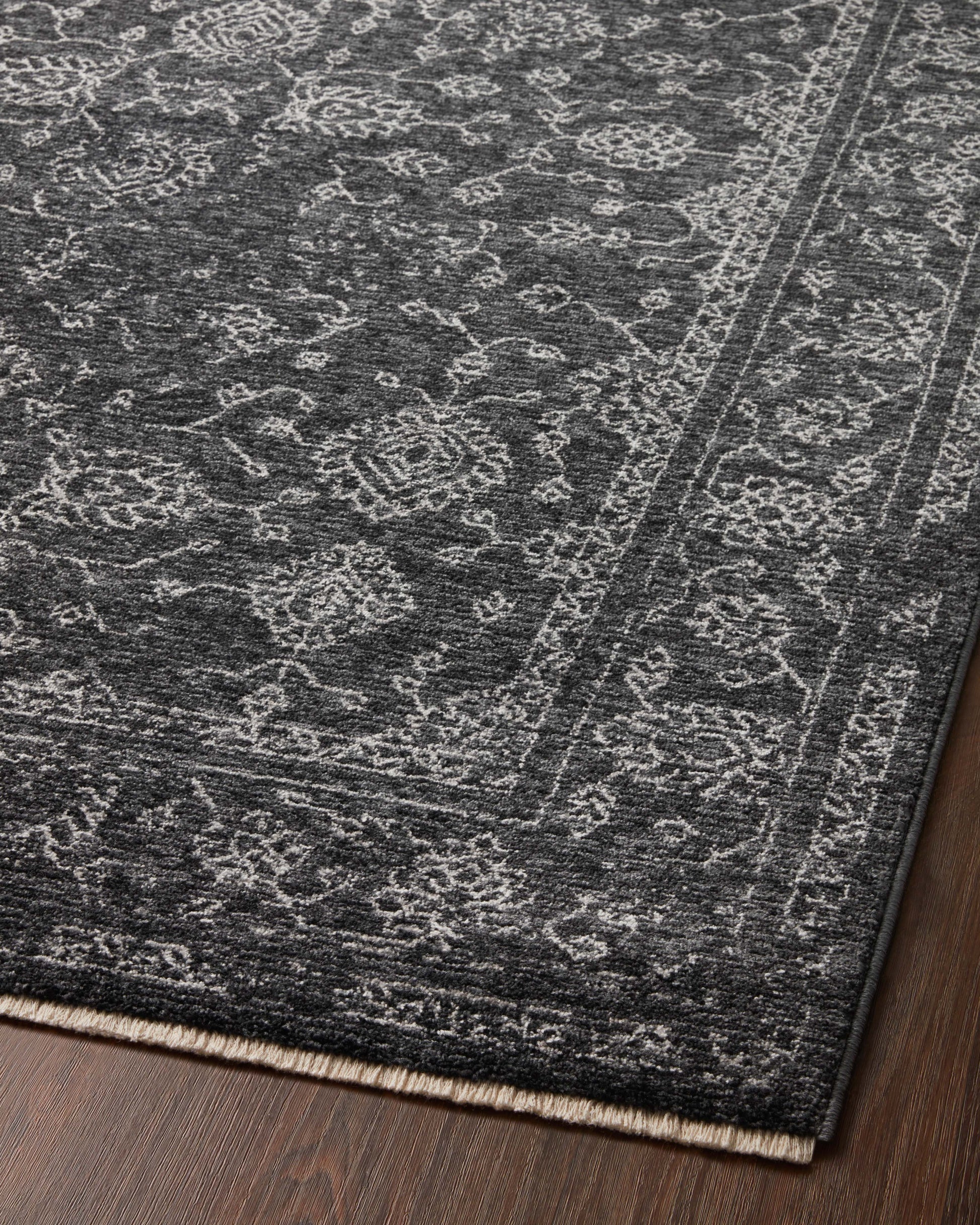 Loloi II Vance VAN-09 Charcoal Dove Traditional Power Loomed Rug