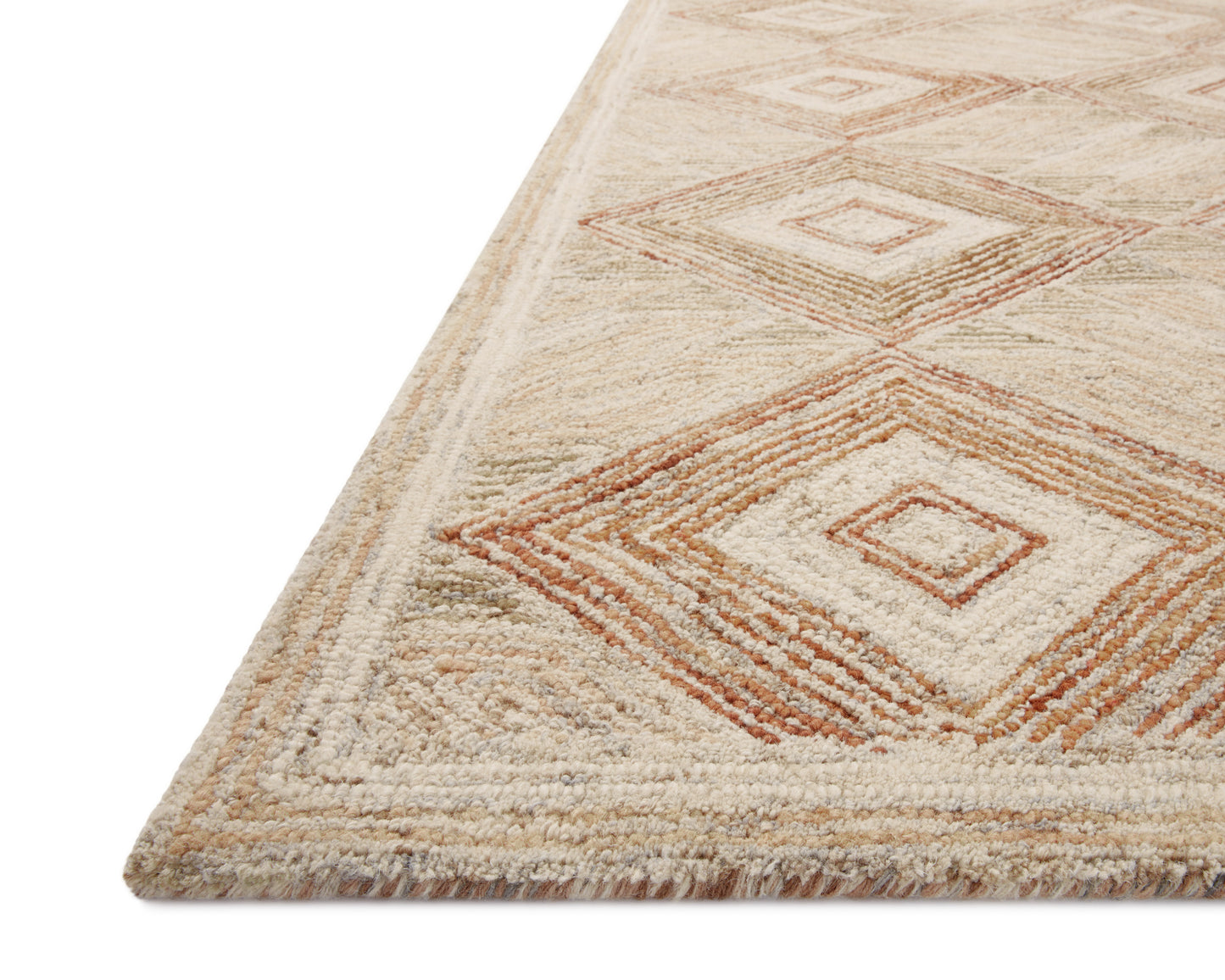 Loloi II Varena VAR-01 Sand clay Contemporary Hand Tufted Rug