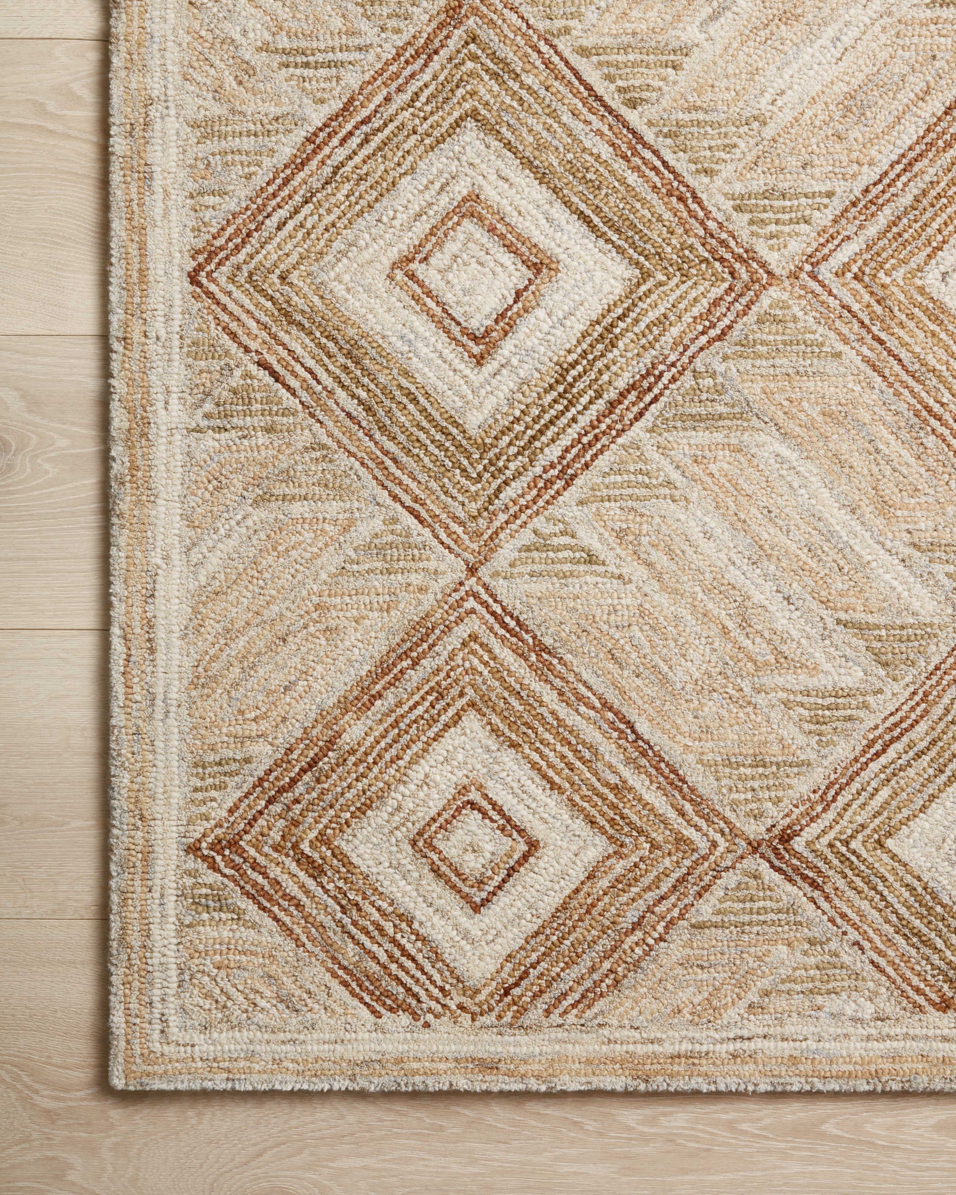 Loloi II Varena VAR-01 Sand clay Contemporary Hand Tufted Rug