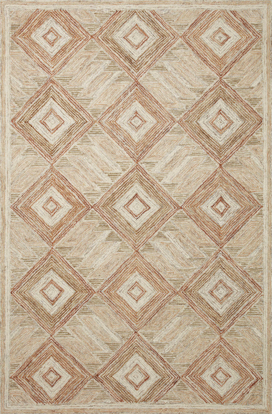 Loloi II Varena VAR-01 Sand clay Contemporary Hand Tufted Rug