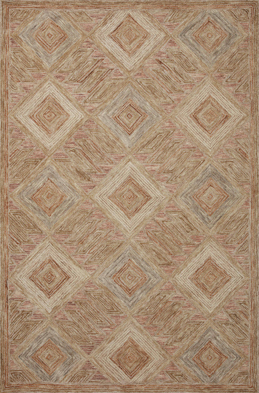 Loloi II Varena VAR-02 Berry Multi Contemporary Hand Tufted Rug