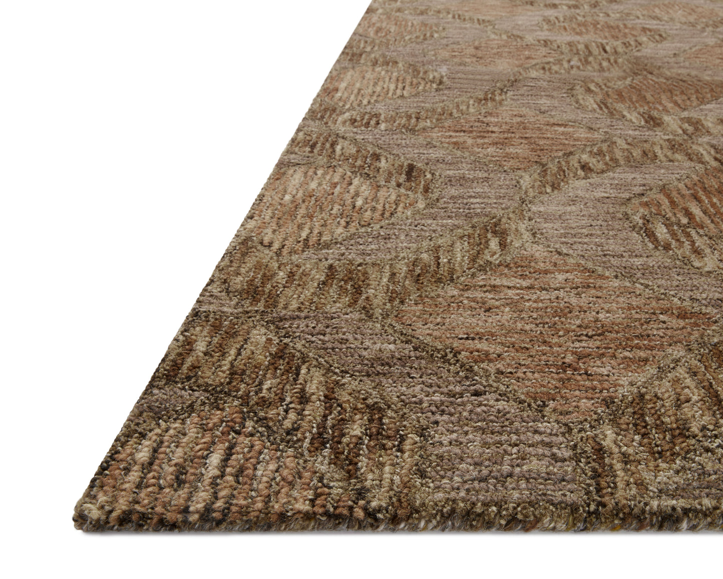 Loloi II Varena VAR-03 Rust Bark Contemporary Hand Tufted Rug