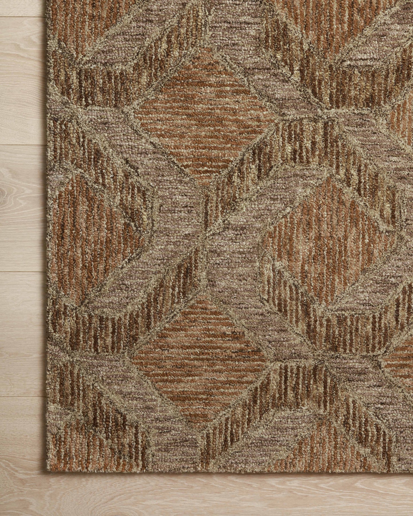 Loloi II Varena VAR-03 Rust Bark Contemporary Hand Tufted Rug