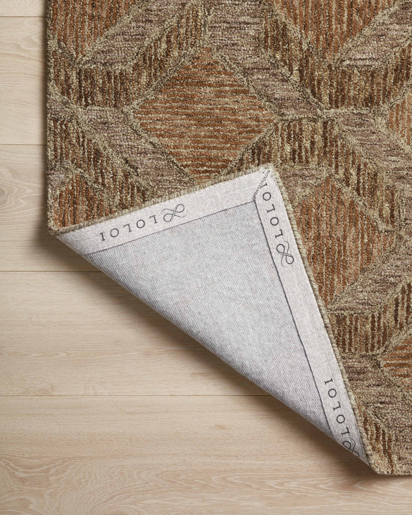 Loloi II Varena VAR-03 Rust Bark Contemporary Hand Tufted Rug