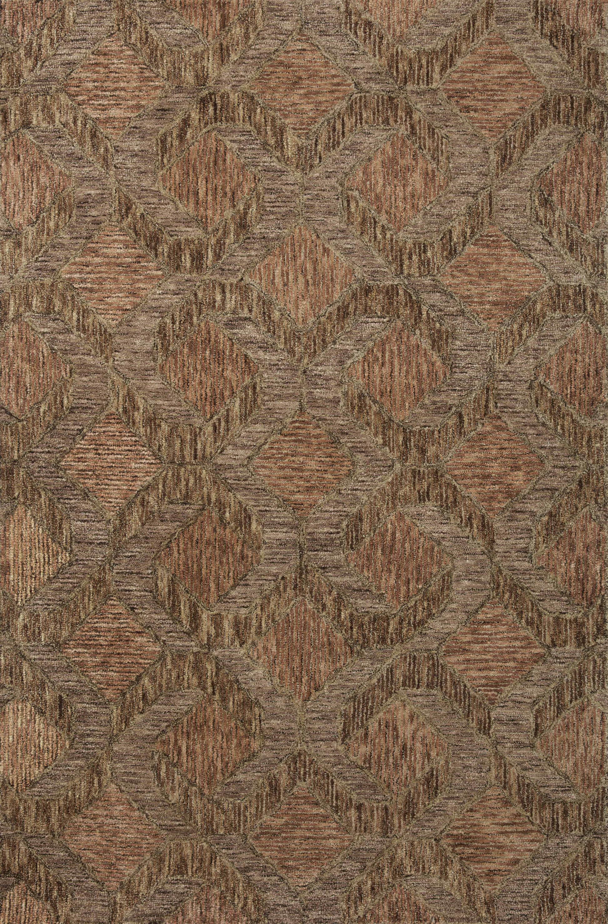 Loloi II Varena VAR-03 Rust Bark Contemporary Hand Tufted Rug