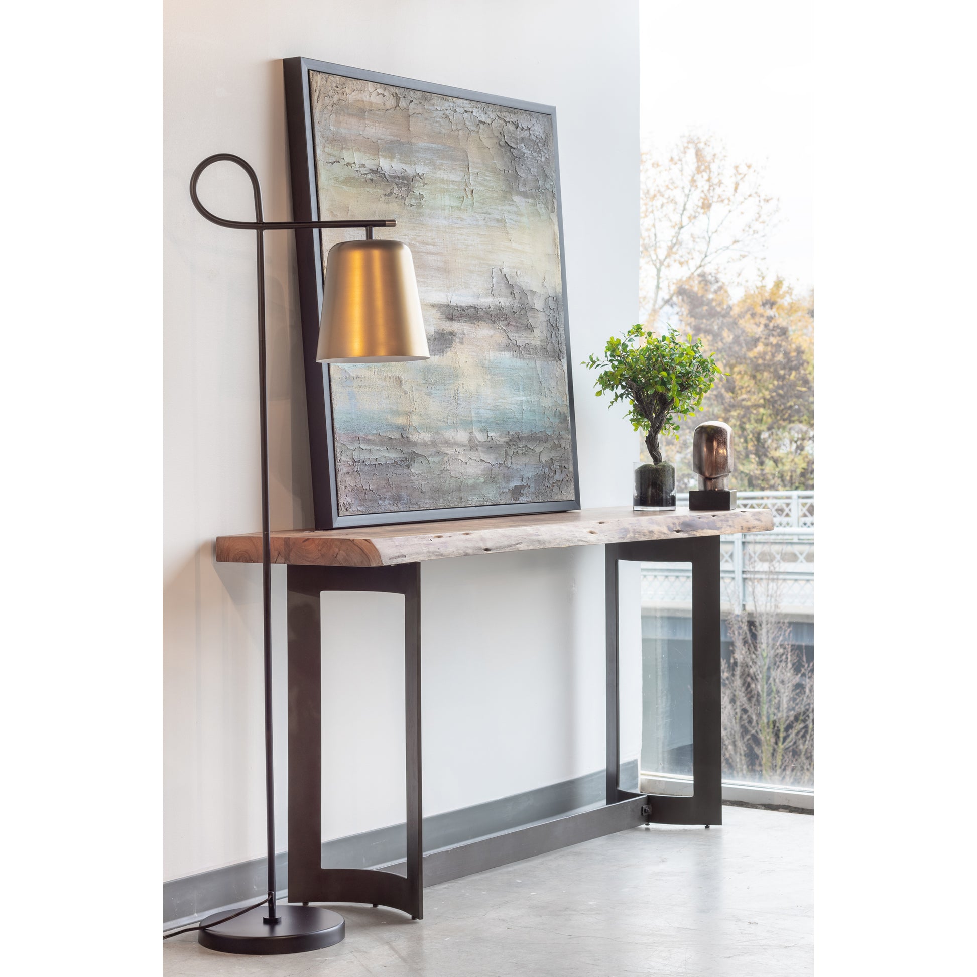 Moes Home Console Tables Bent Natural Industrial Furniture