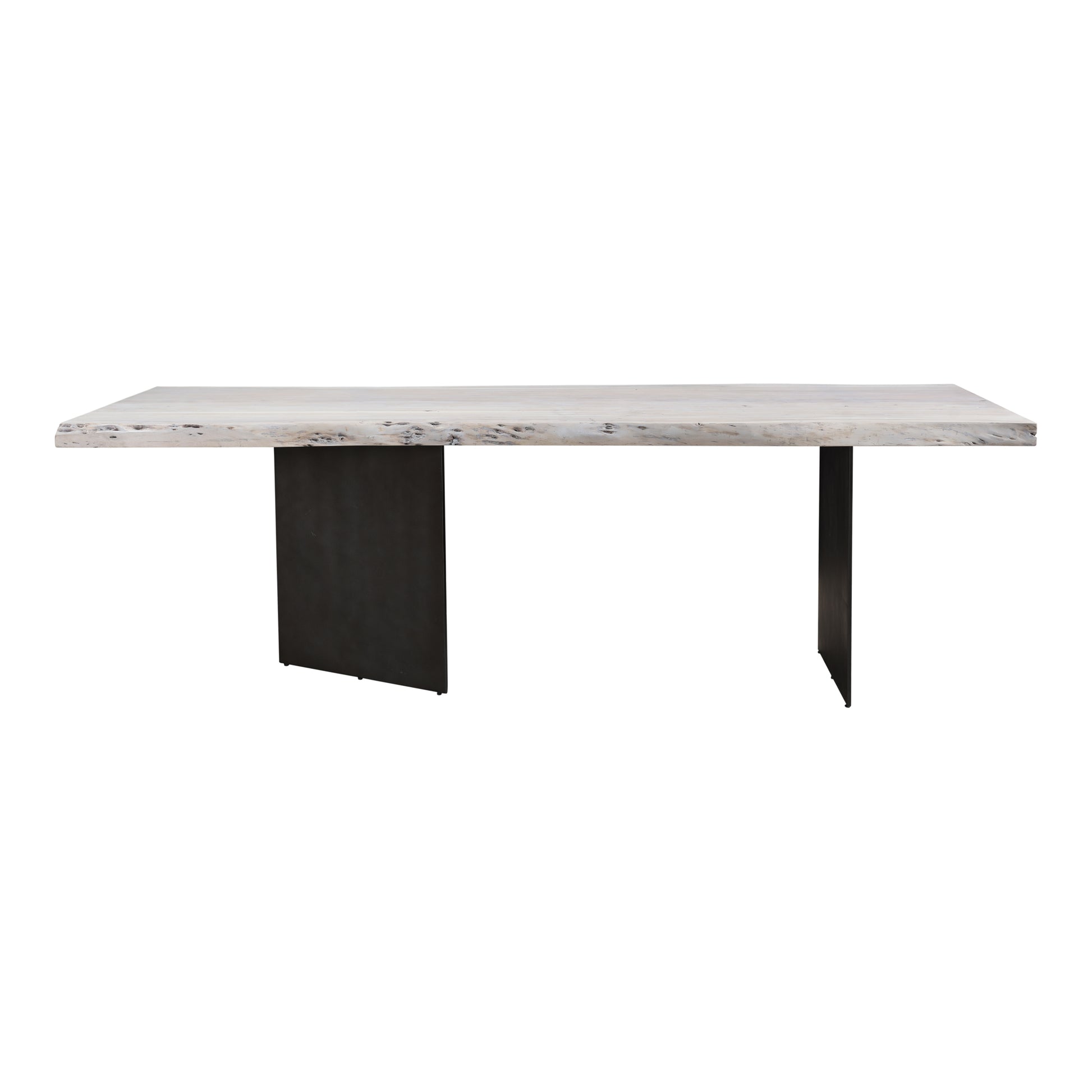 Moes Home Dining Tables Evans White Industrial Furniture