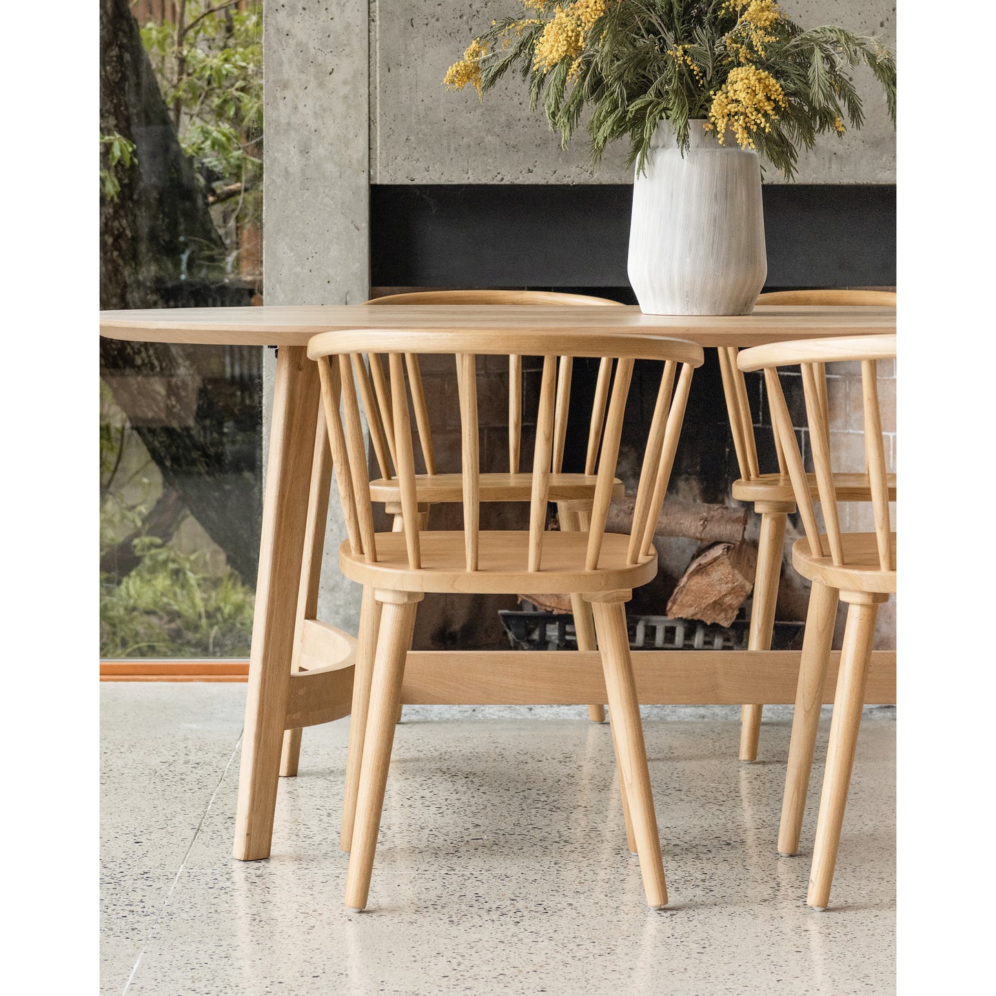 Moes Home Dining Tables Trie Natural Scandinavian Furniture