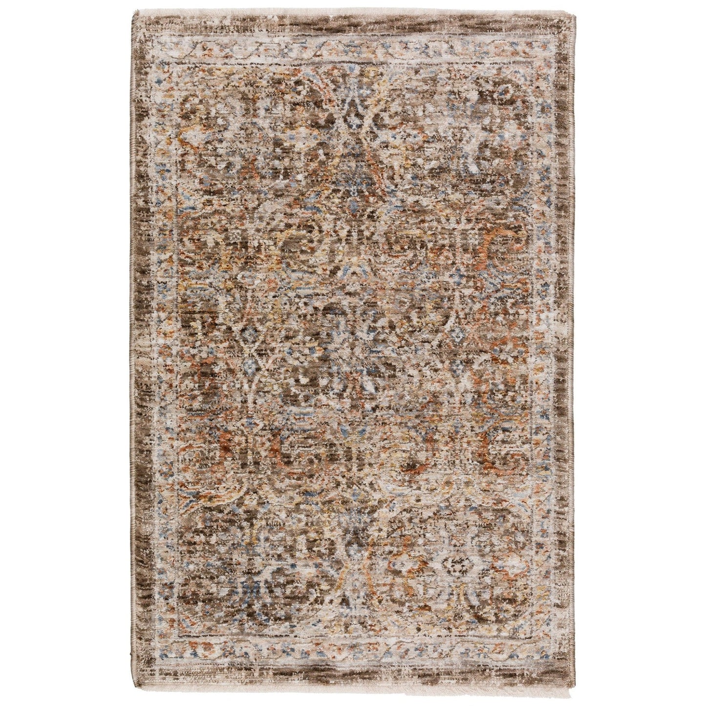 Dalyn Rugs Vienna VI7 Chocolate Traditional Power Woven Rug - Rugs - Dalyn Rugs - Atlanta Designer Rugs