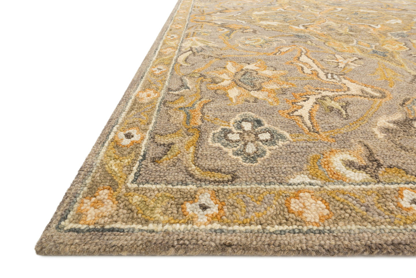 Loloi VICTORIA VK-04 Grey Multi Traditional Hooked Rug