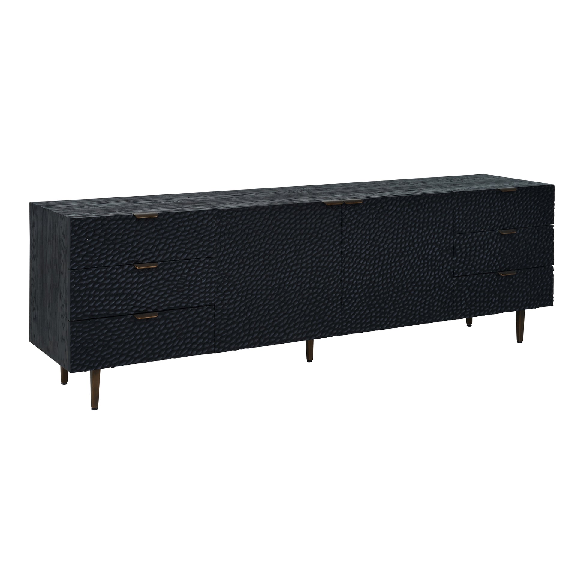 Moes Home Media Units Breu Black Contemporary Furniture