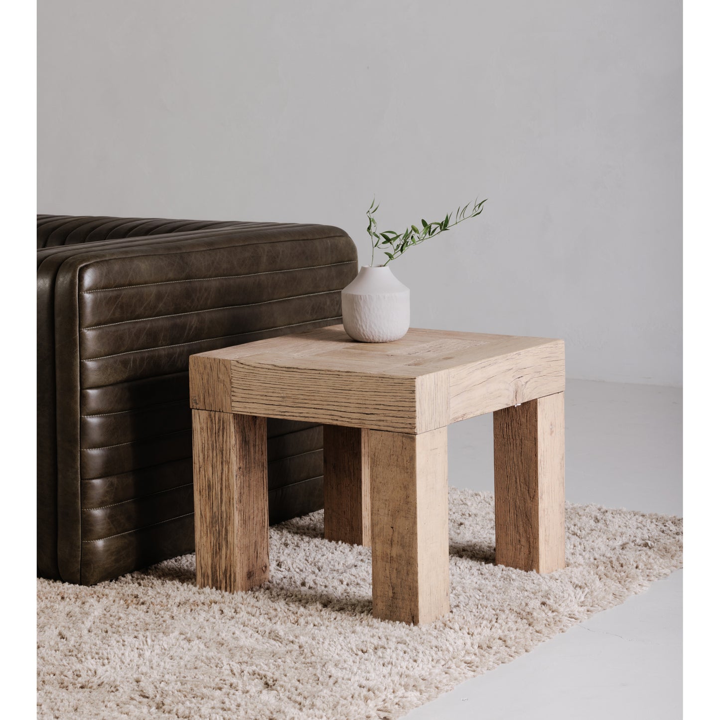 Moes Home Side Table Evander Natural  Furniture